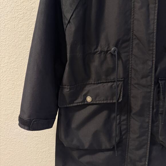 Kari Traa Tesdal Parka hooded Coat Black Women' Size Medium Outdoors Active - Picture 6 of 12